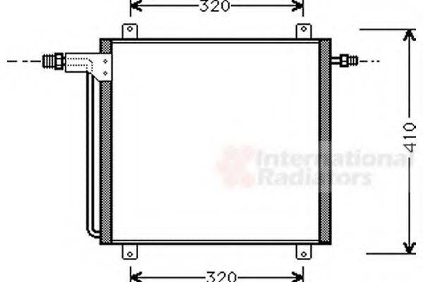 VAN WEZEL 43005200 Конденсатор, кондиціонер