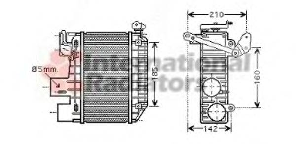 VAN WEZEL 53004365 Інтеркулер