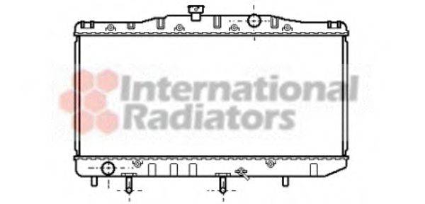 VAN WEZEL 53002048 Радіатор, охолодження двигуна