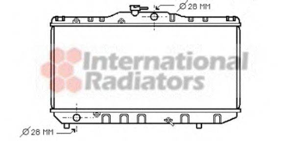 VAN WEZEL 53002051 Радіатор, охолодження двигуна