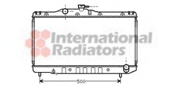 VAN WEZEL 53002099 Радіатор, охолодження двигуна