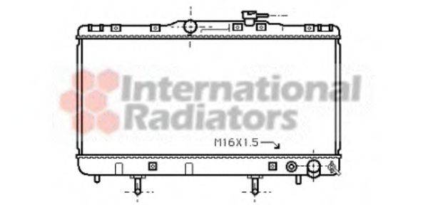 VAN WEZEL 53002203 Радіатор, охолодження двигуна