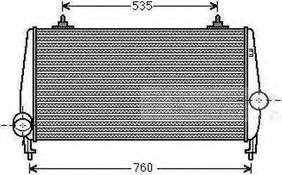 VAN WEZEL 40004354 Інтеркулер