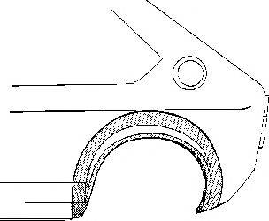 VAN WEZEL 5808146 Боковина