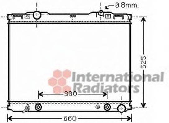 VAN WEZEL 83002139 Радіатор, охолодження двигуна