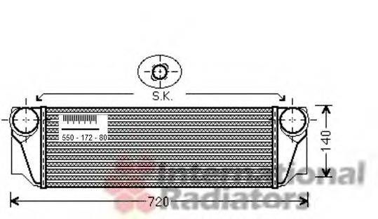 VAN WEZEL 06004413 Інтеркулер