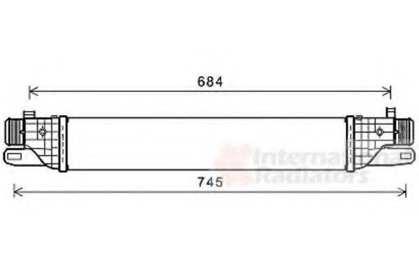 VAN WEZEL 01004128 Інтеркулер