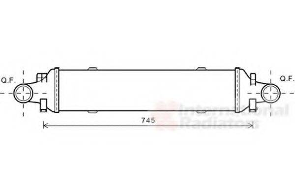 VAN WEZEL 30004593 Інтеркулер