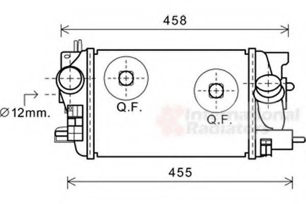 VAN WEZEL 37004575 Інтеркулер