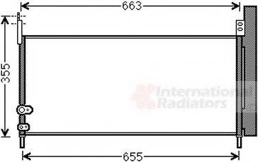 VAN WEZEL 53005576 Конденсатор, кондиціонер