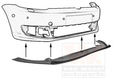 VAN WEZEL 5735500 Спойлер