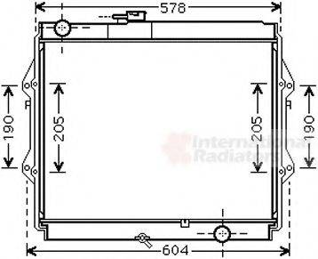 VAN WEZEL 53002642 Радіатор, охолодження двигуна