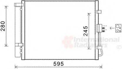 VAN WEZEL 83005150 Конденсатор, кондиціонер