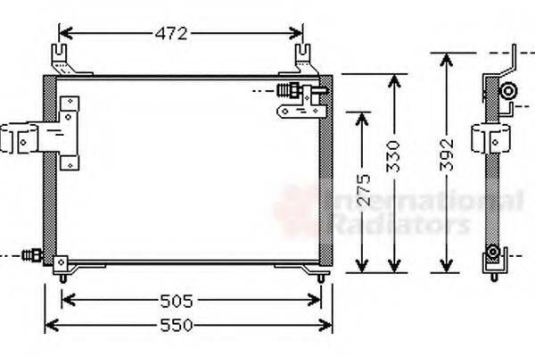 VAN WEZEL 83005006 Конденсатор, кондиціонер