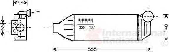 VAN WEZEL 18004309 Інтеркулер