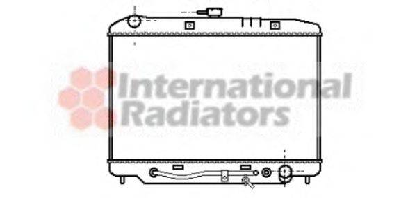 VAN WEZEL 37002180 Радіатор, охолодження двигуна