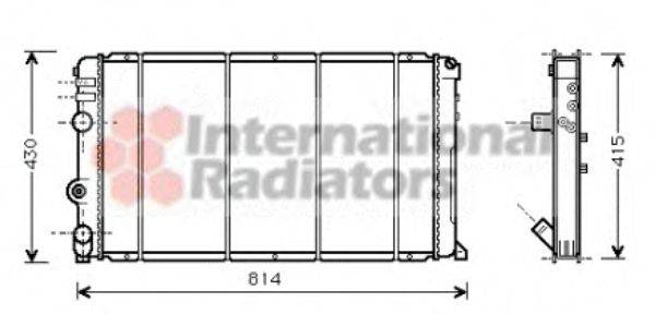 VAN WEZEL 43002263 Радіатор, охолодження двигуна