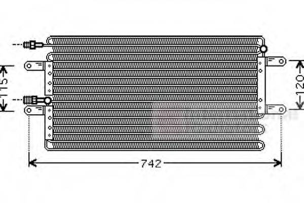 VAN WEZEL 43005251 Конденсатор, кондиціонер