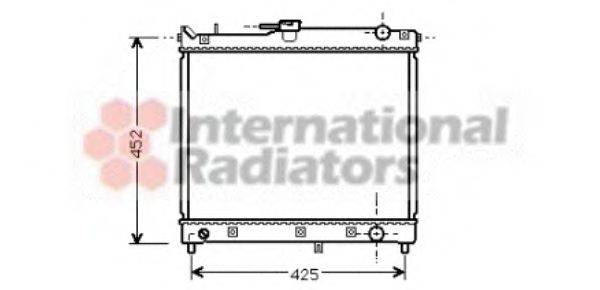 VAN WEZEL 52002055 Радіатор, охолодження двигуна