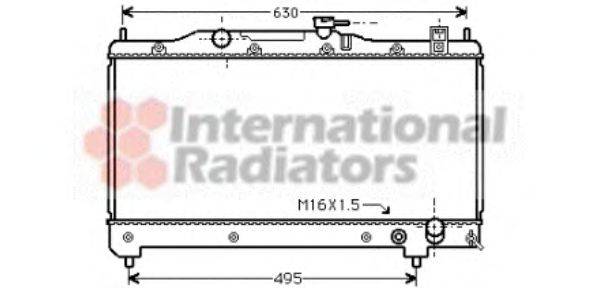 VAN WEZEL 53002239 Радіатор, охолодження двигуна