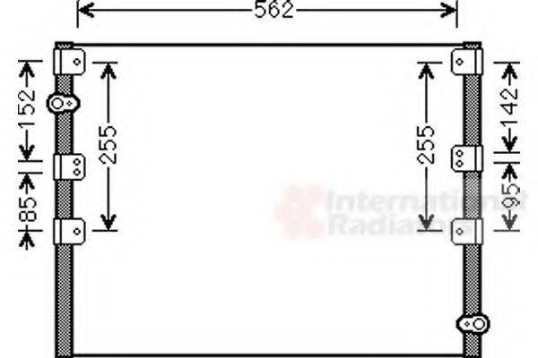 VAN WEZEL 53005278 Конденсатор, кондиціонер