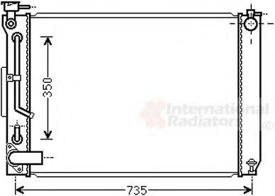 VAN WEZEL 53002648 Радіатор, охолодження двигуна