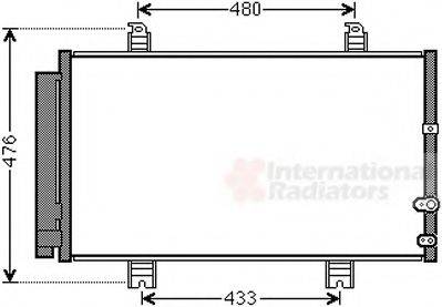 VAN WEZEL 53005662 Конденсатор, кондиціонер