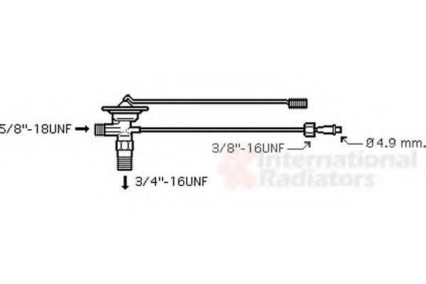 VAN WEZEL 01001025 Розширювальний клапан, кондиціонер
