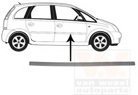 VAN WEZEL 3781424 Облицювання / захисна накладка, двері