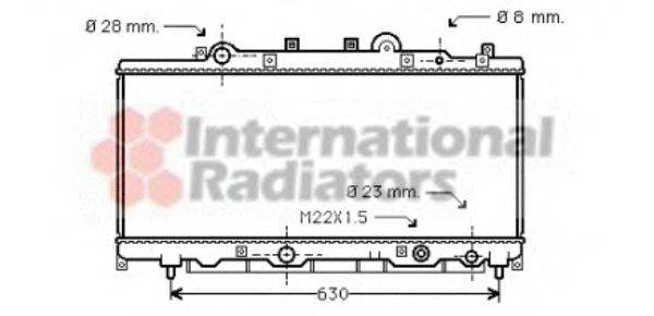 VAN WEZEL 17002199 Радіатор, охолодження двигуна