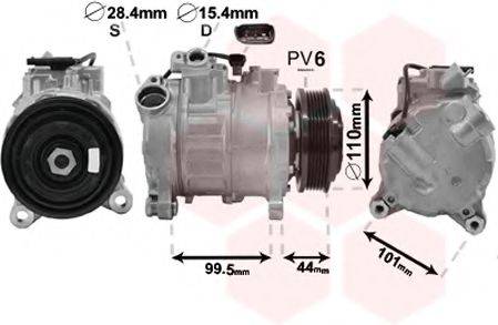 VAN WEZEL 0600K492 Компресор, кондиціонер