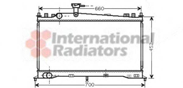 VAN WEZEL 27002160 Радіатор, охолодження двигуна