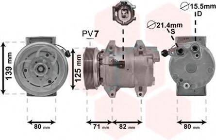 VAN WEZEL 3300K377 Компресор, кондиціонер