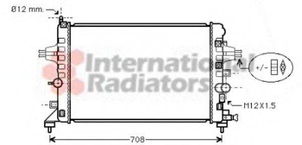 VAN WEZEL 37002363 Радіатор, охолодження двигуна