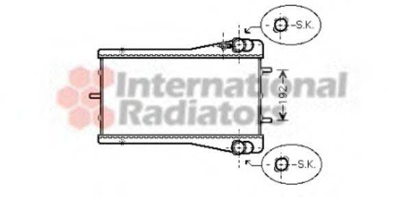 VAN WEZEL 74002044 Радіатор, охолодження двигуна