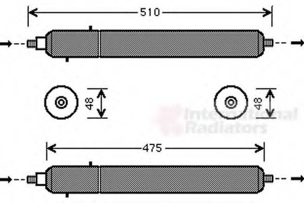 VAN WEZEL 7700D002 Осушувач, кондиціонер