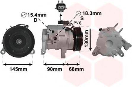 VAN WEZEL 2100K133 Компресор, кондиціонер