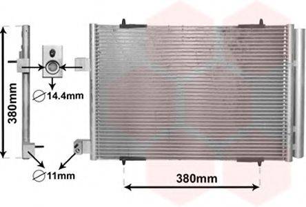 VAN WEZEL 09005274 Конденсатор, кондиціонер