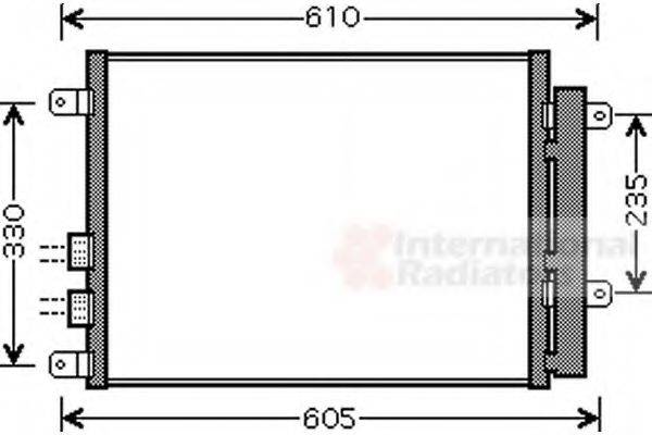 VAN WEZEL 01005109 Конденсатор, кондиціонер