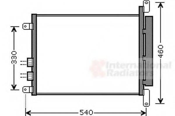 VAN WEZEL 01005110 Конденсатор, кондиціонер