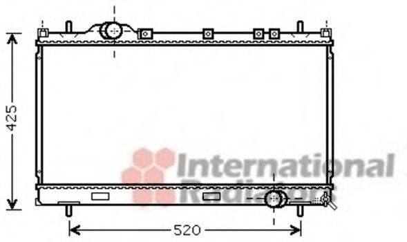 VAN WEZEL 07002101 Радіатор, охолодження двигуна