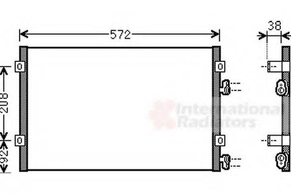 VAN WEZEL 07005103 Конденсатор, кондиціонер