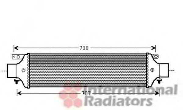 VAN WEZEL 17004364 Інтеркулер