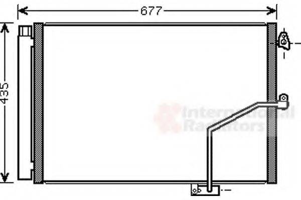 VAN WEZEL 30005450 Конденсатор, кондиціонер