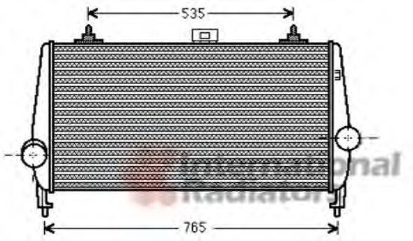 VAN WEZEL 40004338 Інтеркулер