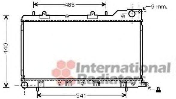 VAN WEZEL 51002071 Радіатор, охолодження двигуна