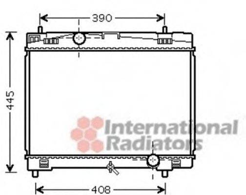 VAN WEZEL 53002482 Радіатор, охолодження двигуна