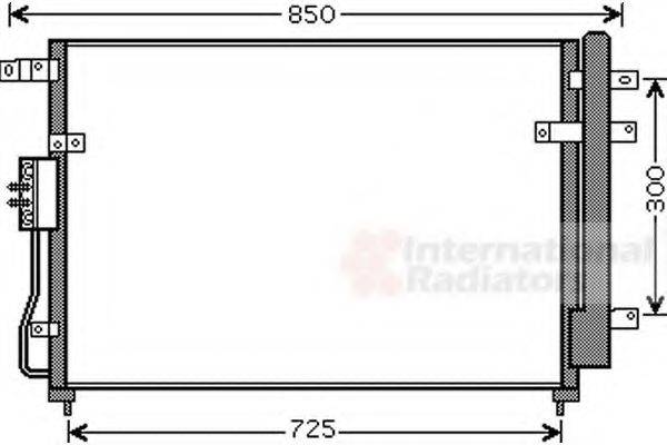 VAN WEZEL 83005111 Конденсатор, кондиціонер