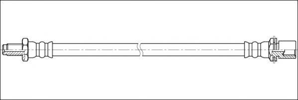 WOKING G190104 Гальмівний шланг