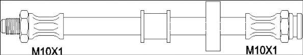 WOKING G190114 Гальмівний шланг